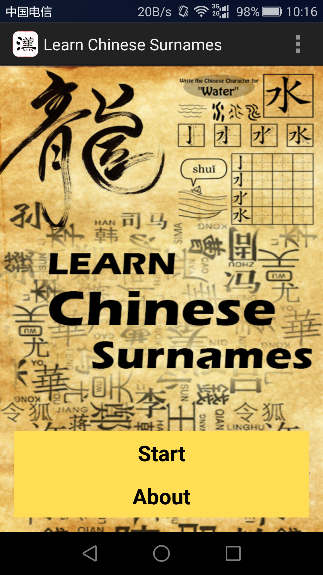 Learn Chinese Surnames